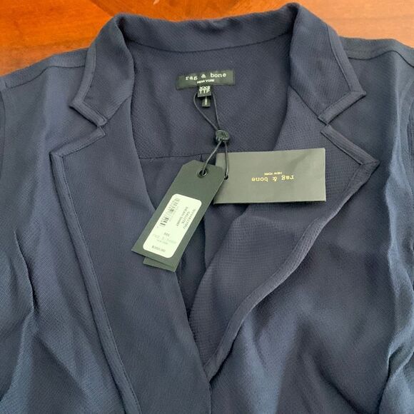 Rag&Bone dean wrap front shirt size XXS, NWT - Picture 11 of 12